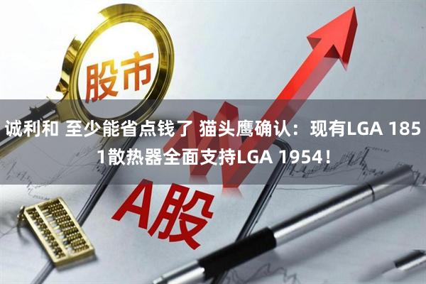 诚利和 至少能省点钱了 猫头鹰确认：现有LGA 1851散热器全面支持LGA 1954！